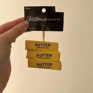 Butter Stick Christmas Ornament, The Christmas Shoppe-  NWT